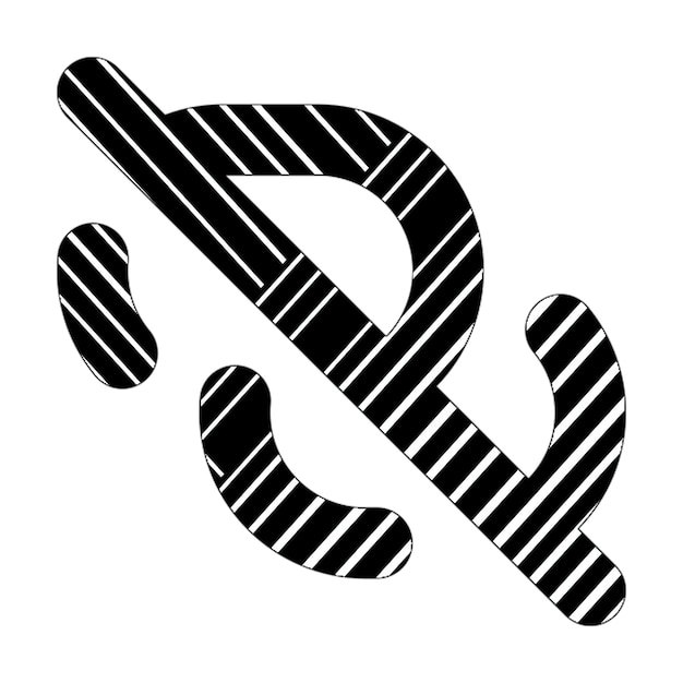 collegamento orizzontale iconica diagonale bianca e nera