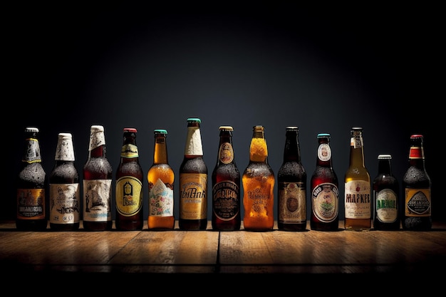 Collezione di birre artigianali premium