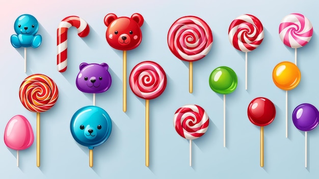 Collezione di elementi Candy