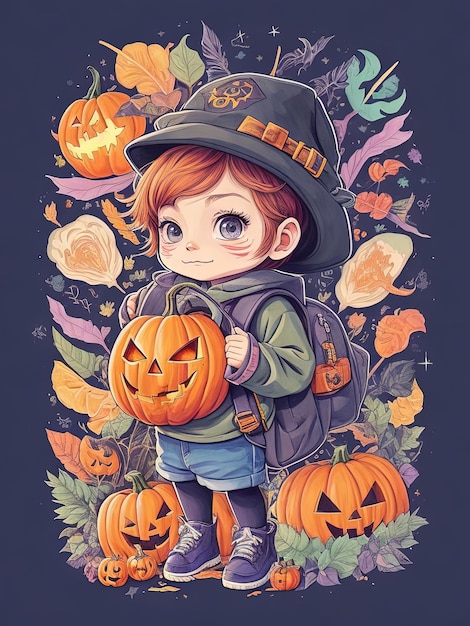 Collezione di magliette per bambini Spooky Halloween Fun