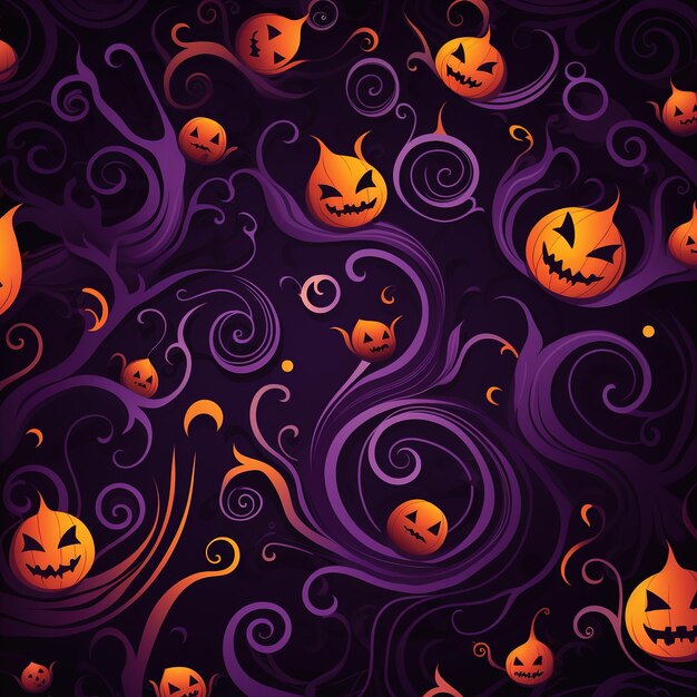 Collezione di modelli di Halloween inquietanti Disegni affascinanti Disegni di Halloween incantevoli