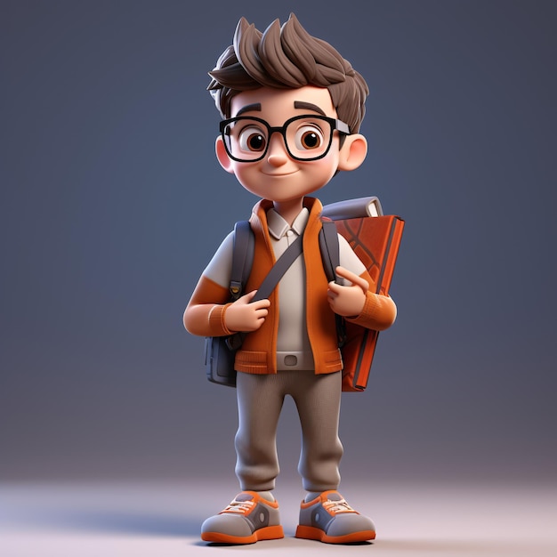 Collezione di personaggi 3D per studenti di Dynamic