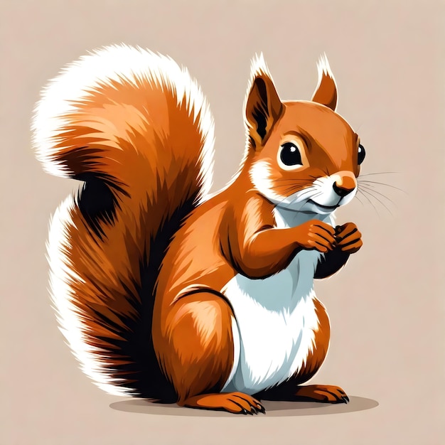 Collezione Playful Squirrel Clipart