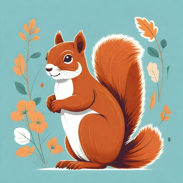 Collezione Playful Squirrel Clipart