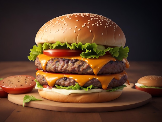 collezioni di immagini di sfondo di burger carte da parati carine ai generate