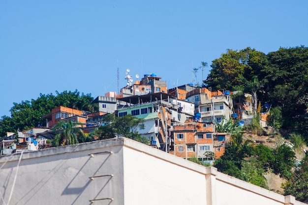 Collina di Cantagalo a Rio de Janeiro in Brasile