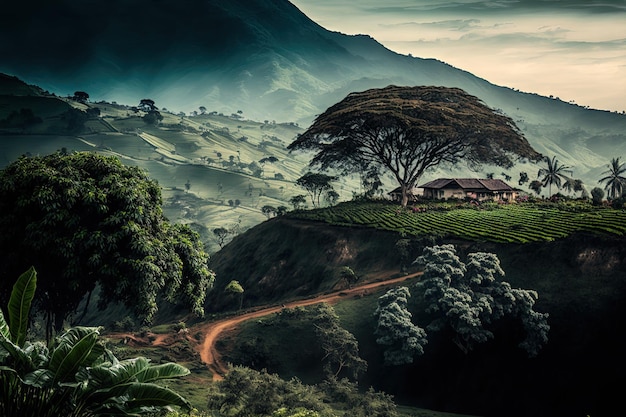 Colombia coltivatrice di caffè