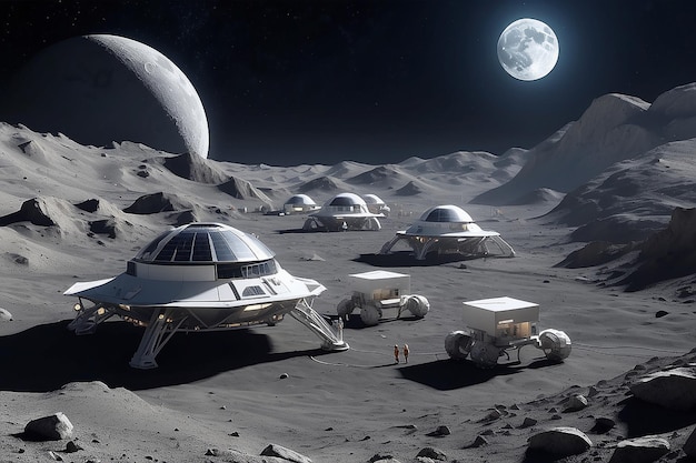 Colonia mineraria lunare sostenibile
