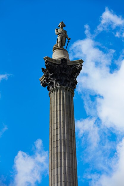 Colonna di Londra Trafalgar Square Nelson