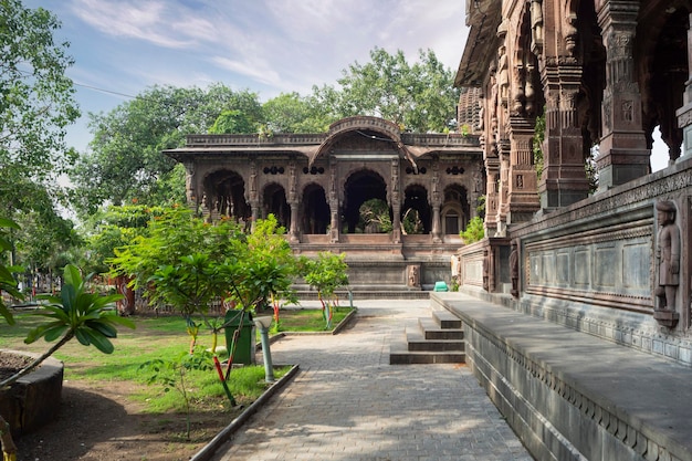 Colonne Archi di Krishnapura Chhatri Indore Madhya Pradesh Architettura indiana Architettura antica di templi indiani