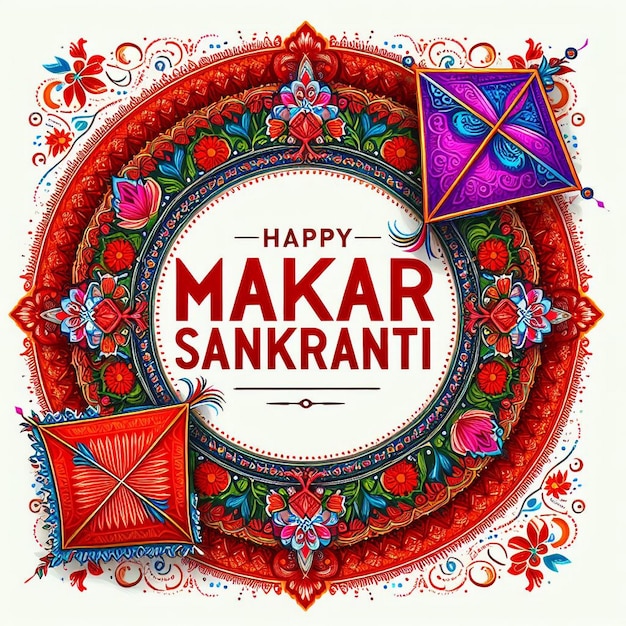 Colorata carta festiva Makar Sankranti Makar Sankranti banner design