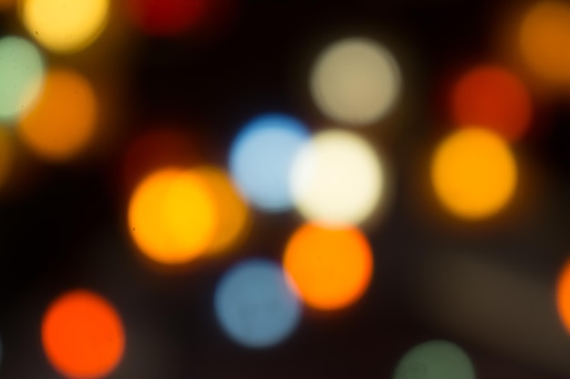 Colorato di illuminazione di sfondo bokeh