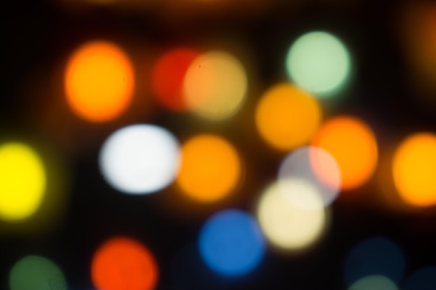 Colorato di illuminazione di sfondo bokeh