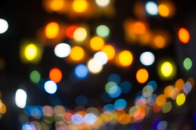 Colorato di illuminazione di sfondo bokeh