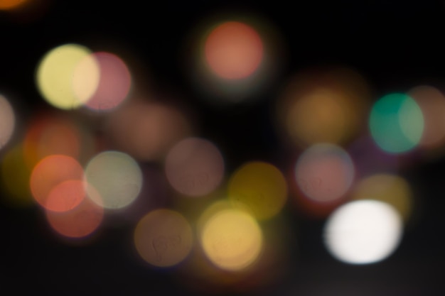 Colorato di illuminazione di sfondo bokeh