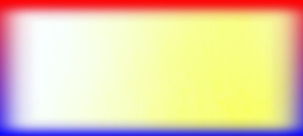 Colorato giallo rosso e blu modello panorama banner sfondo