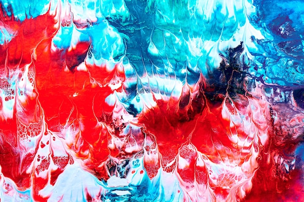 Colorato sfondo artistico liquido mix contrastante vernici fluide Carta da parati a trama sirena astratta