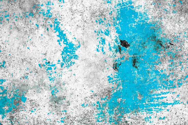 Colore blu del muro di cemento di lerciume per il fondo di struttura