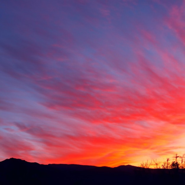 colore del cielo serale