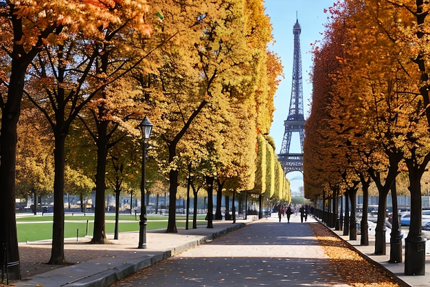 Colore dell'autunno a Parigi