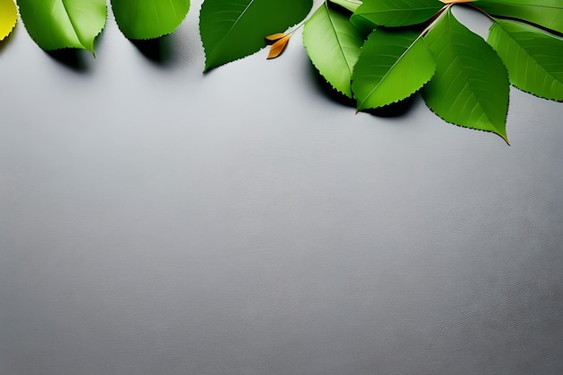 Colore della carta bianca per il testo con il fiore che circonda il colore di sfondo