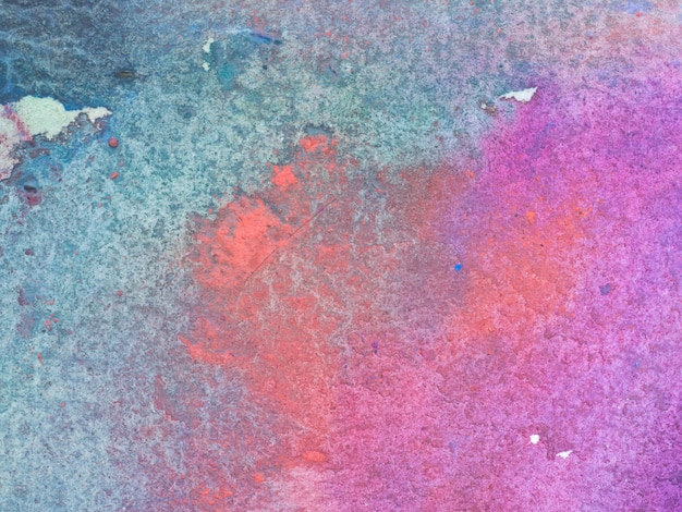 Colore e consistenza del colore dell&#39;acqua su carta