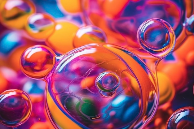 Colore gioco di bolle di sapone emotivo drammatico