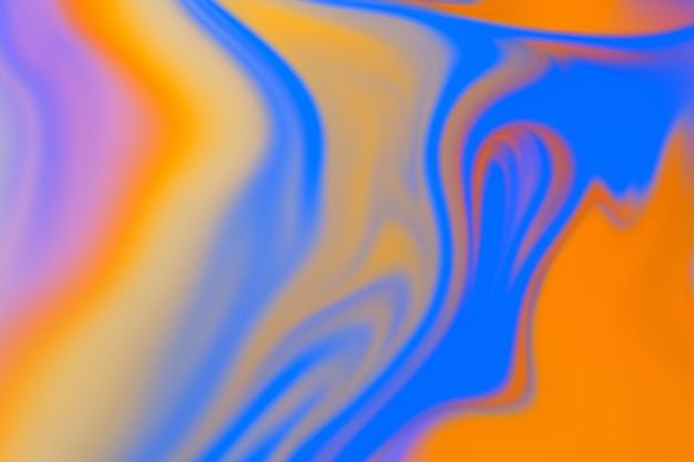 Colore liquido sfocato sullo sfondo