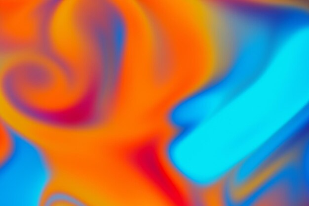 Colore liquido sfocato sullo sfondo