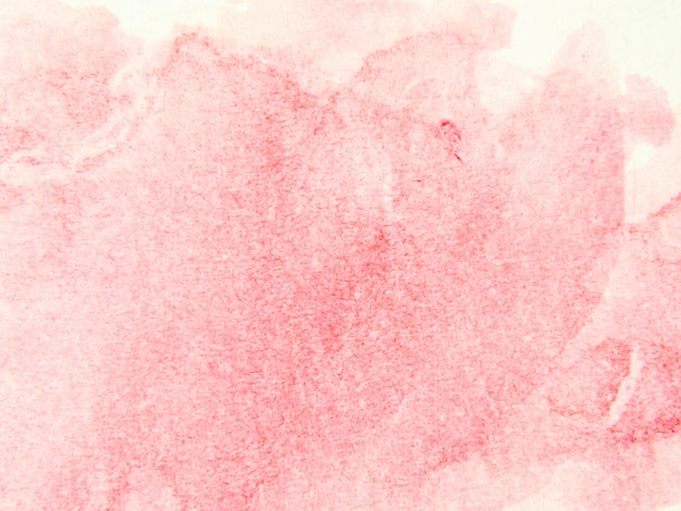 Colore rosa Acquerello sfondo astratto dipinto su carta bianca copia spazio