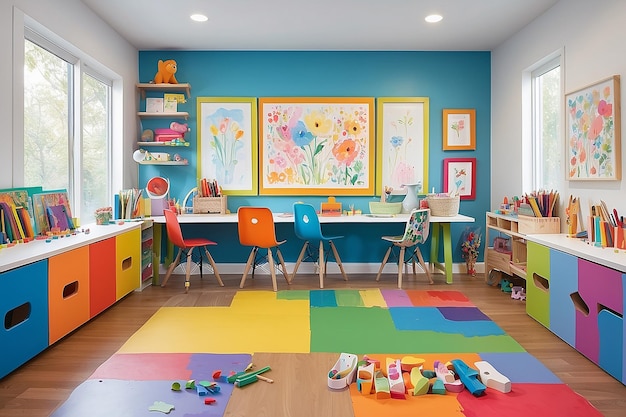 Colorful Kids Art Studio