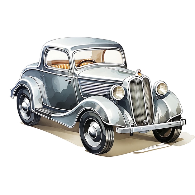 Colorful Tin Toy Car Pressed Tin Shiny Silver Vintage Car Design Movacreative idee concettuali di design