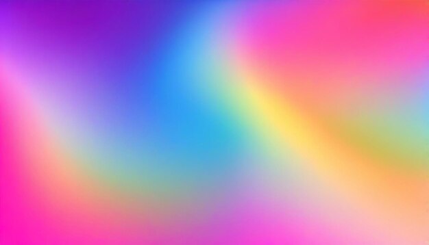 Colori brillanti sfocati sfondo a maglia gradiente arcobaleno colorato modello di banner di miscela liscia