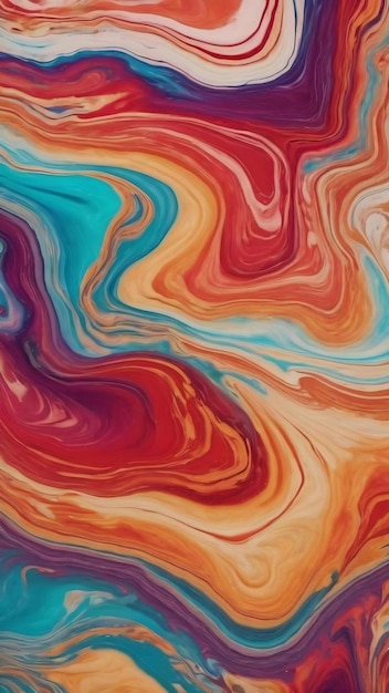 Colori fluidi carta da parati forme colorate brillanti sovrapposte marmo texture artistiche astratte