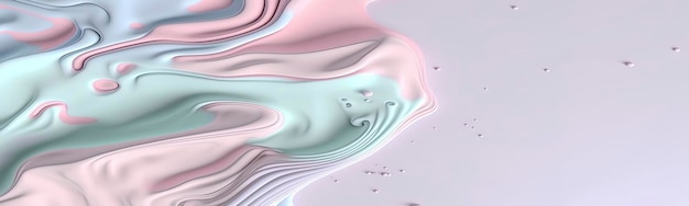 Colori pastello chiaro design giapponese carta da parati astratta minima marmo morbido intricati colori di fusione IA generativa