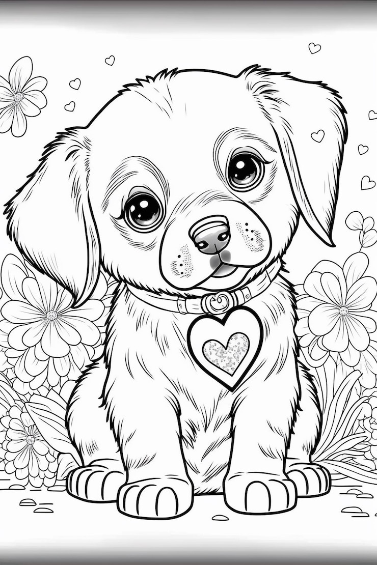 coloring pages for kids to print and color generative ai