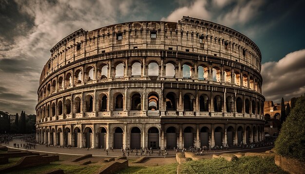 colosseo colosseo di notte AI generativa