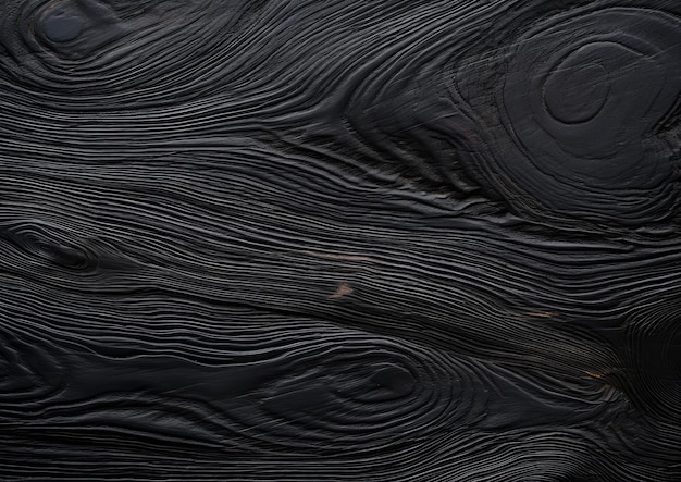 Colpo dettagliato della struttura della venatura del legno nero