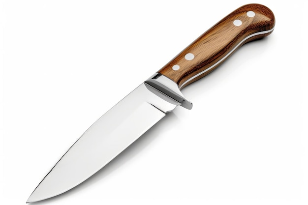 Coltello isolato su sfondo bianco