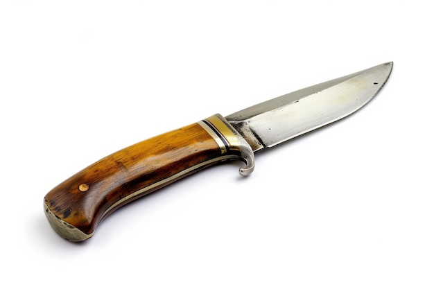 Coltello isolato su sfondo bianco