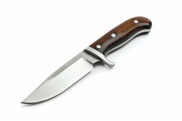 Coltello isolato su sfondo bianco