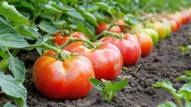 Coltivare pomodori in giardino Verdure fresche