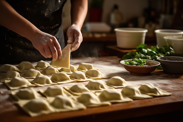 Come fare i ravioli italiani freschi e fatti in casa