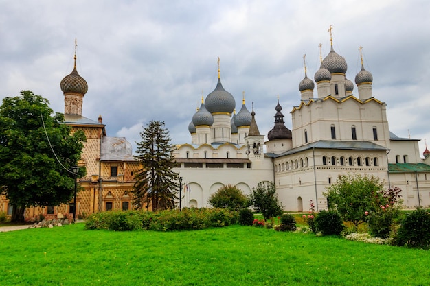 Complesso architettonico del Cremlino di Rostov a Rostov Veliky Russia Anello d'oro della Russia