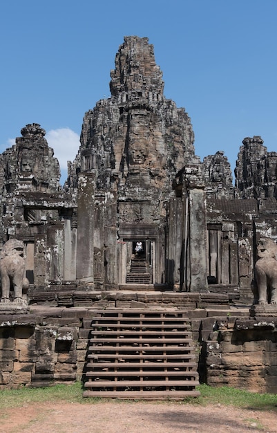 Complesso del tempio di Bayon ad Ankor Wat Cambogia