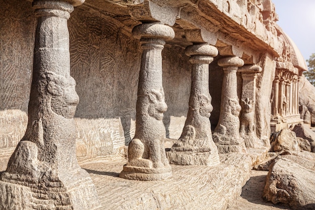 Complesso di cinque ratha a Mamallapuram