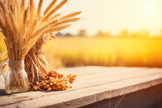 Composizione autunnale con spazio per la copia