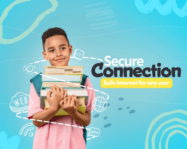 Composizione della sicurezza su Internet per bambini e giovani