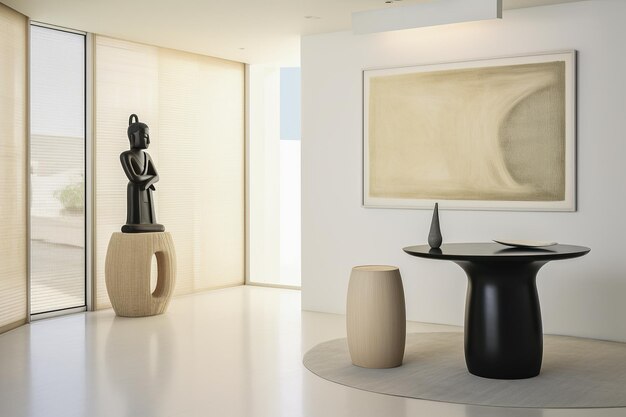 Composizione minimalista dell'interior design di una stanza