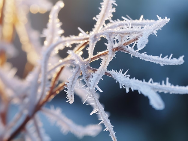 Composizione minimalista nel paesaggio invernale